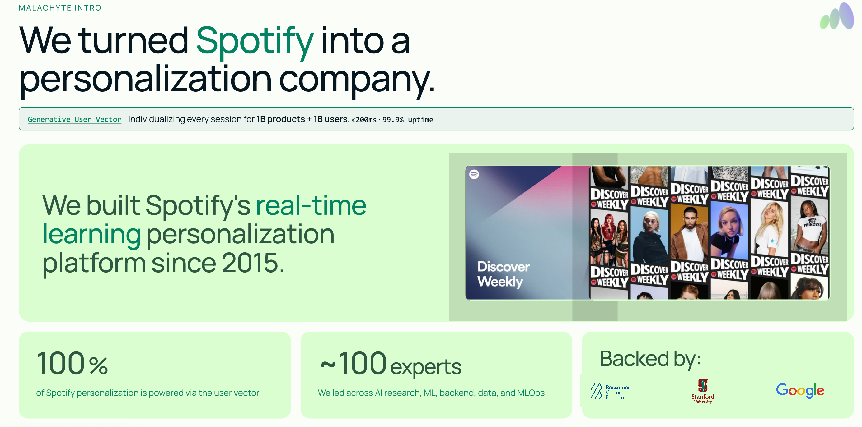 We turned Spotify into a personalization company.
